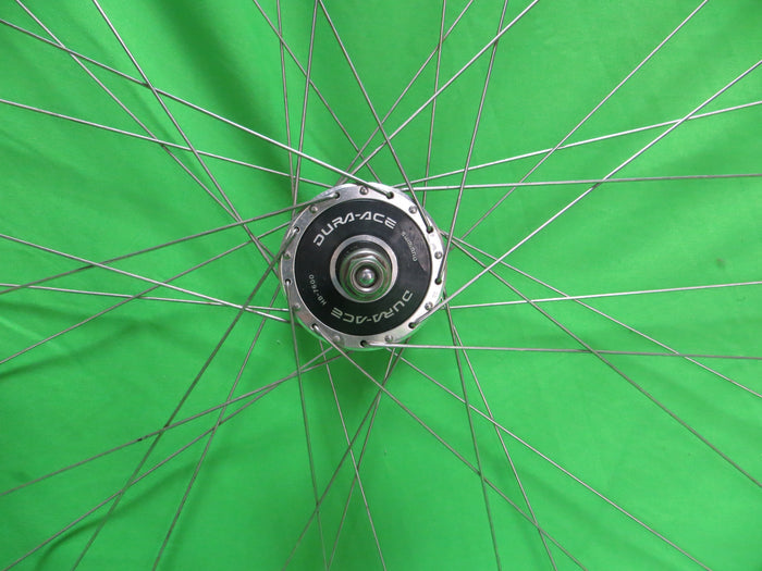 Araya Gold 16B 700c Tubular NJS rim, Shimano Dura Ace HB-7600 NJS 100mm/9mm Front Hub (24100607)