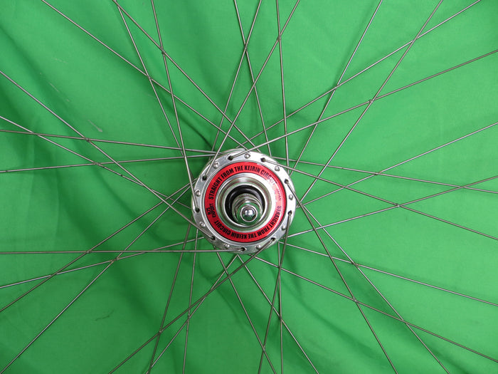 Araya Gold 16B NJS 700c Tubular rim, Suntour 100mm/9mm NJS Front Hub (23112402)