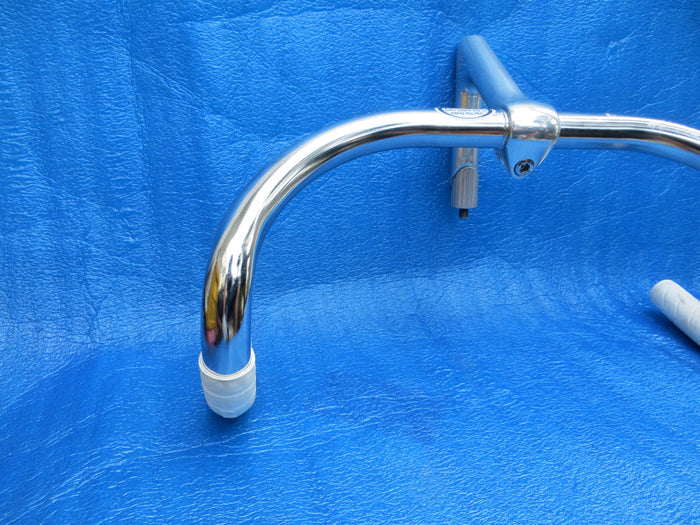 B125 380mm Steel NJS Handlebar, Nitto Jaguar 110mm/58 degree AA NJS Stem, Champ Grips (26082119)