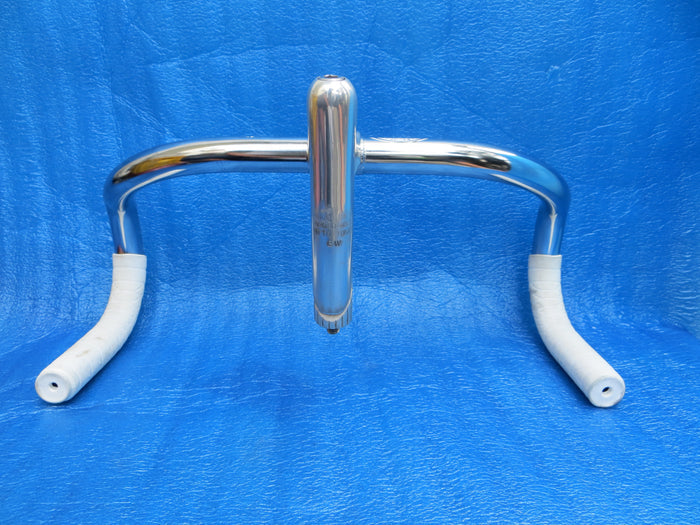 B125 380mm Steel NJS Handlebar, Nitto Jaguar 110mm/58 degree AA NJS Stem, Champ Grips (26082119)