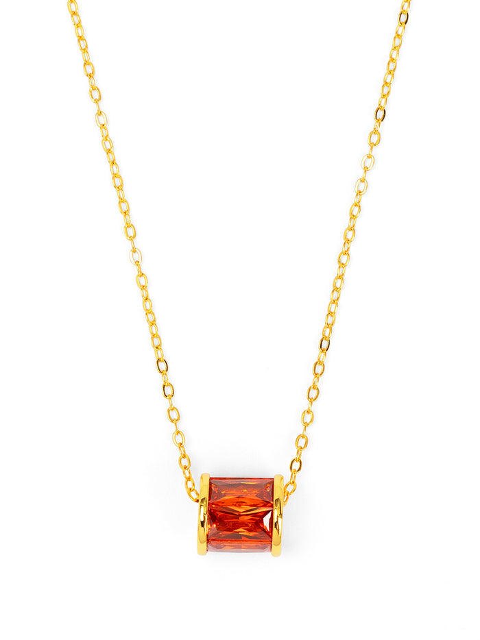 Birthstone Pendant Necklace