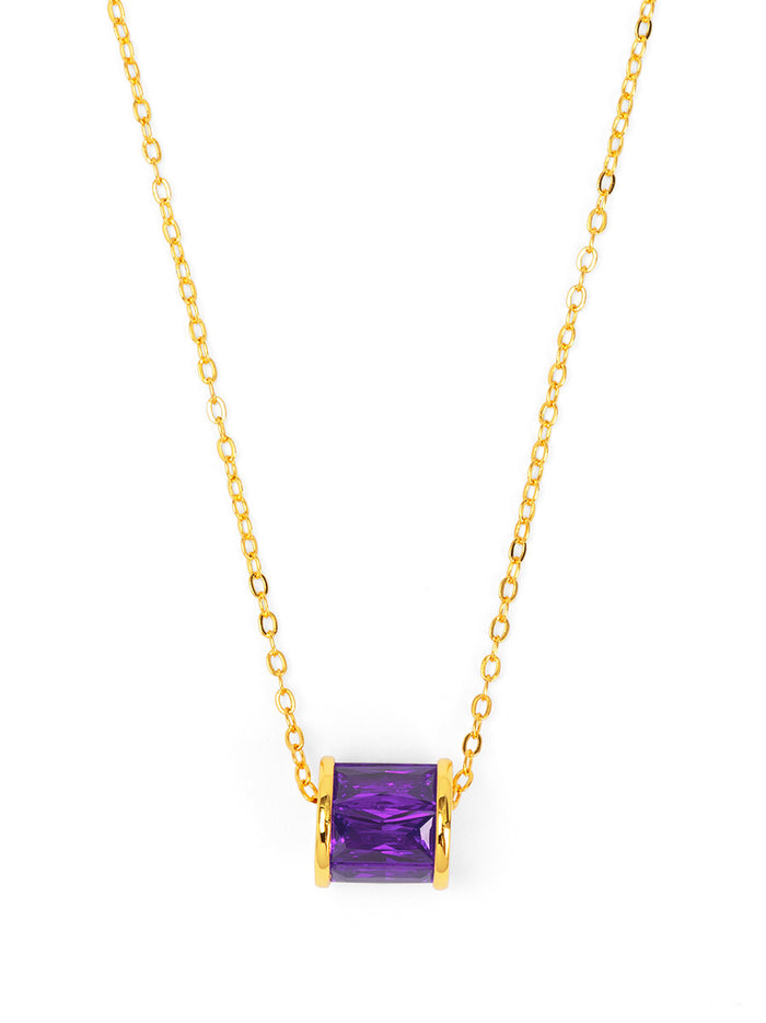 Birthstone Pendant Necklace