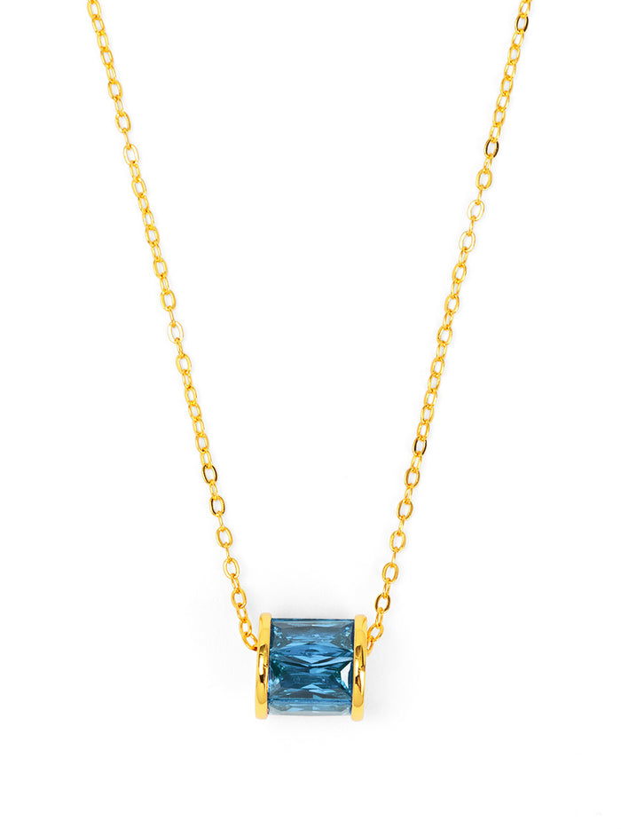 Birthstone Pendant Necklace