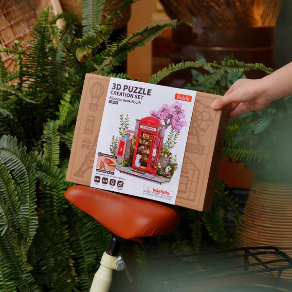 Blossom Book Booth 3D-puslespil 116 brikker fra Robotime