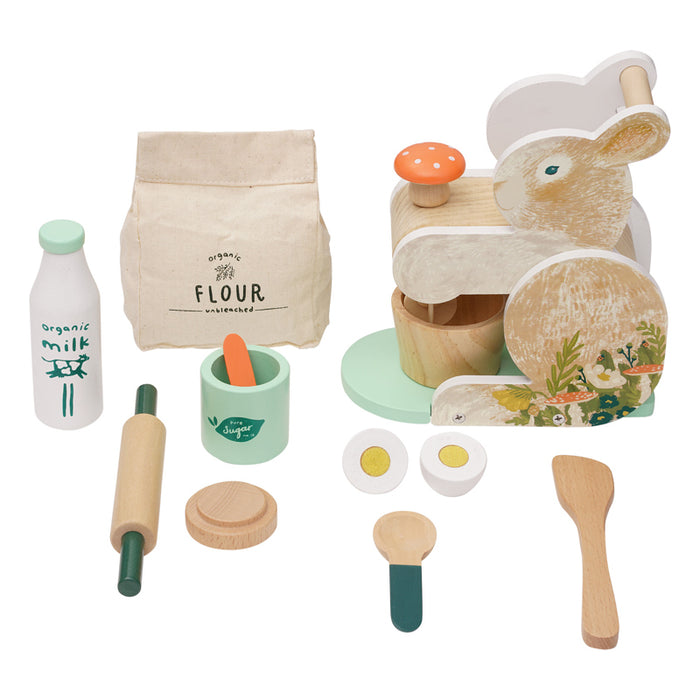 Bunny Hop wooden Mixer play set