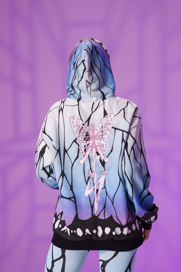 Butterfly Pattern Hoodie