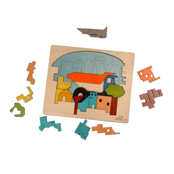 City Construction Layer Puzzle