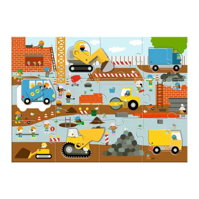 Construction Site Giant Puzzle