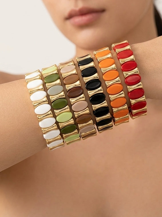 Corinne Oval Stretch Bracelet