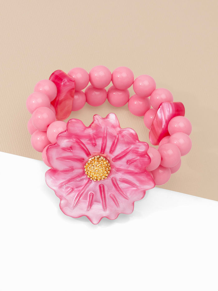Daisy Beaded Bracelet