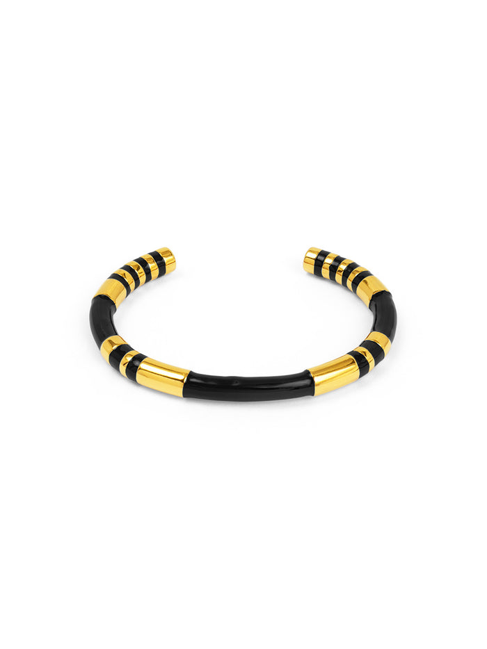 Enamel Cleopatra Cuff Bracelet