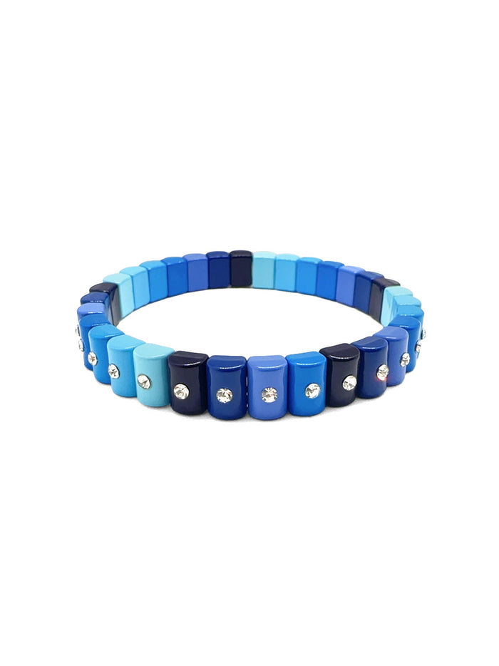 Enamel Crystal Ombre Bracelet