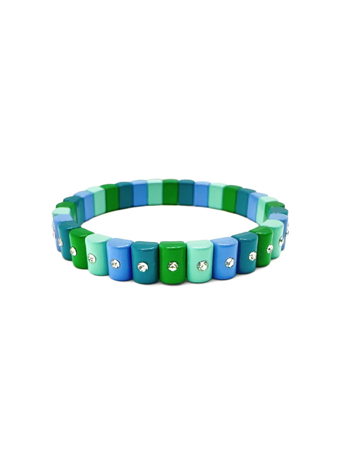 Enamel Crystal Ombre Bracelet