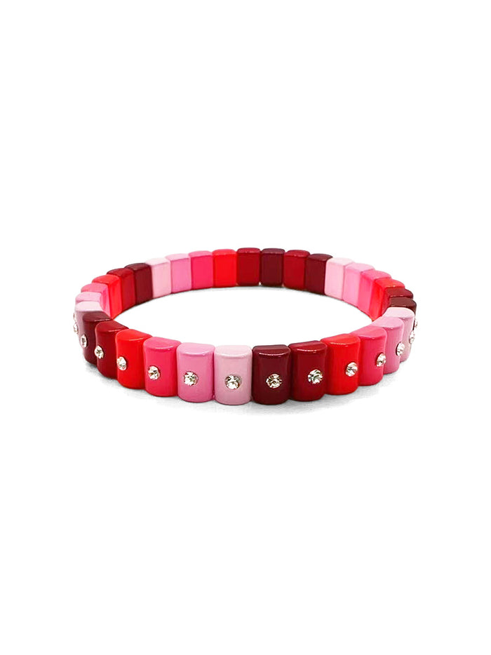 Enamel Crystal Ombre Bracelet