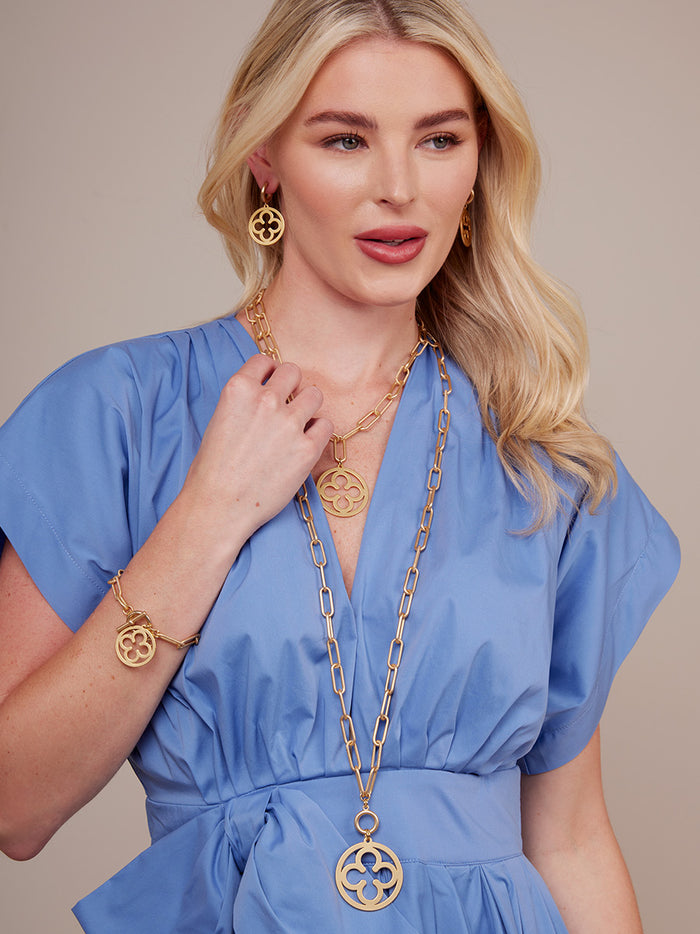Florence Medallion Short Necklace
