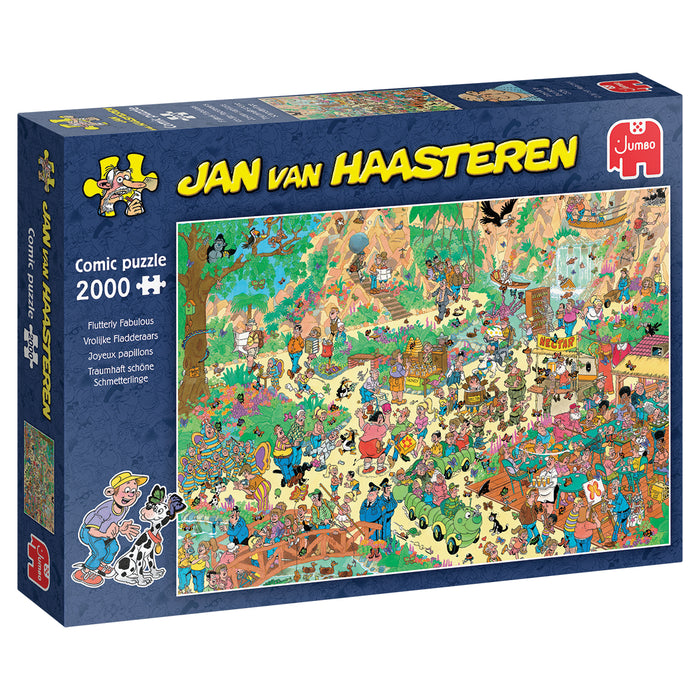 Flutterly Fabulous Jan van Haasteren 2000 brikker puslespil