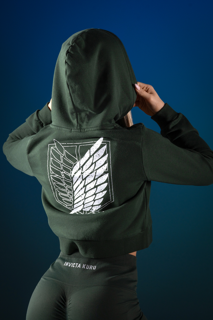 Freedom Cropped Hoodie