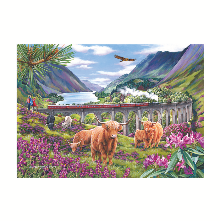 Glenfinnan Ladies 1000 brikker puslespil fra House of Puzzles