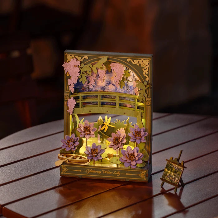 Glittering Water Lily 3D-puslespil 237 brikker fra Robotime