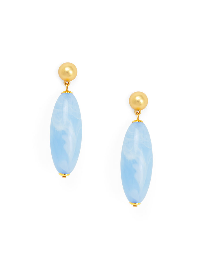Glossy Resin Bead Drop Earring