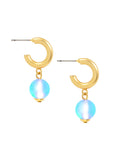 Glow Beads Hoop Earring