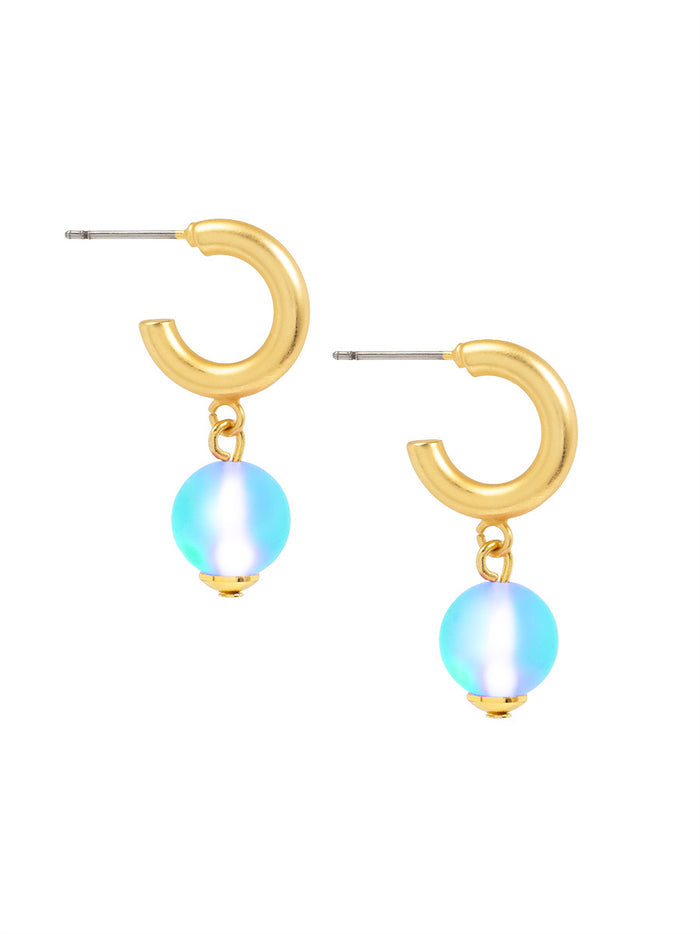 Glow Beads Hoop Earring