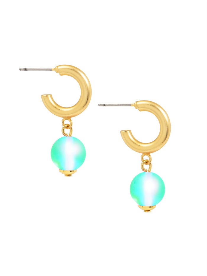 Glow Beads Hoop Earring