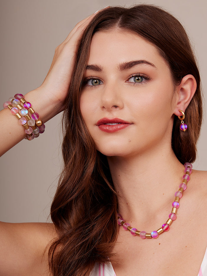 Glow Beads Magnet Necklace