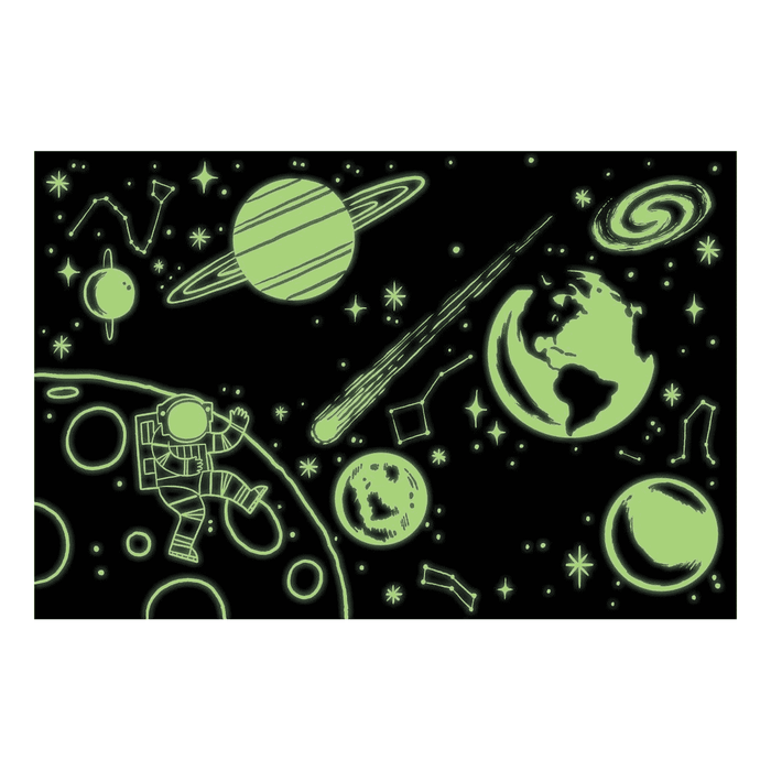 Glow in the Dark Puzzle - Space (100-Piece)
