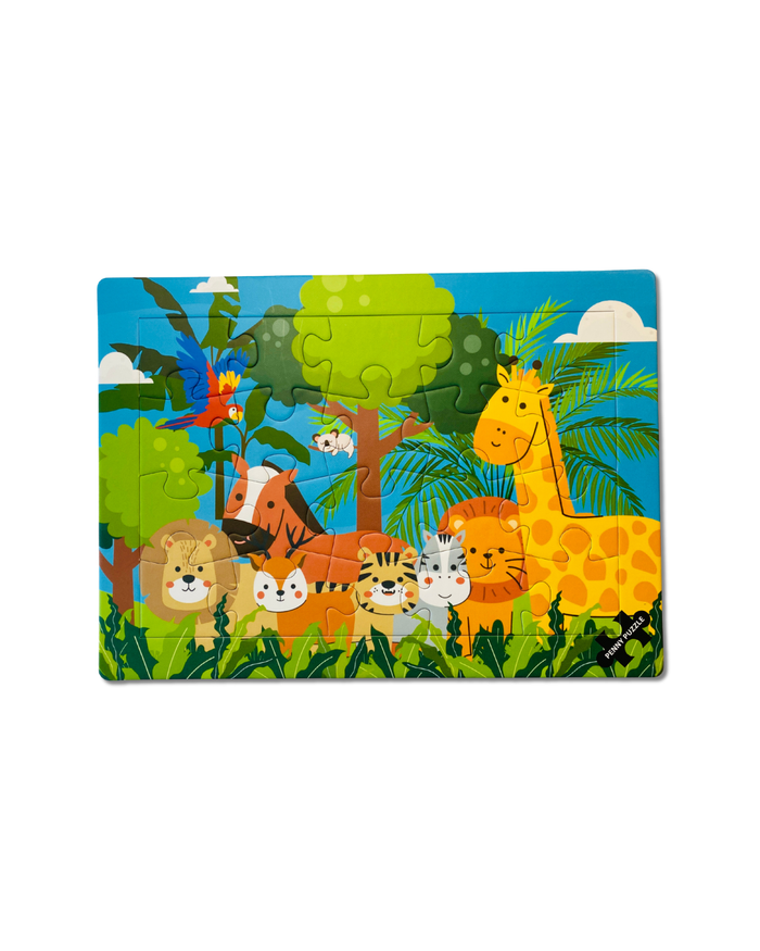 In The Jungle - 20 XL brikker børnepuslespil +3 år fra Penny Puzzle