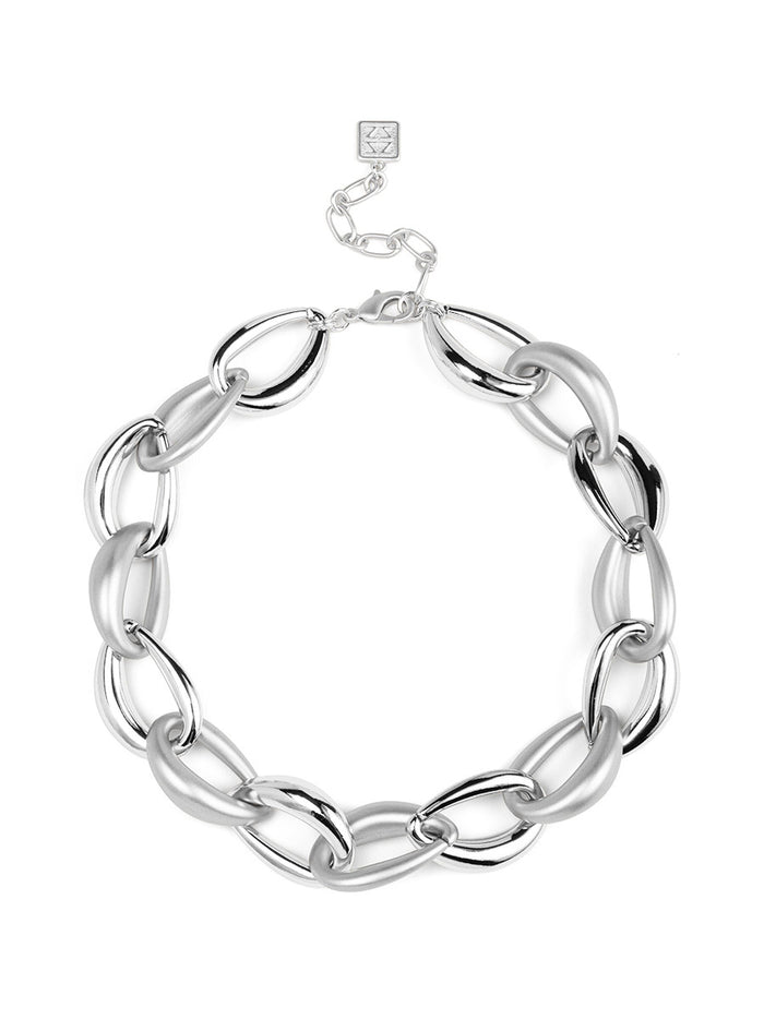 Ines Puffy Link Short Necklace
