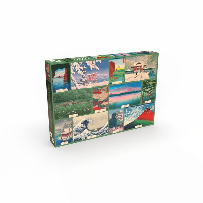 Japanese Prints 1000 brikker vintage puslespil fra Penny Puzzle