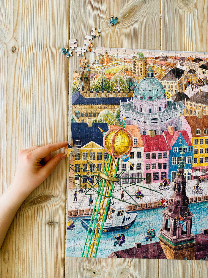 København puslespil Home of a King 1000 brikker fra Penny Puzzle