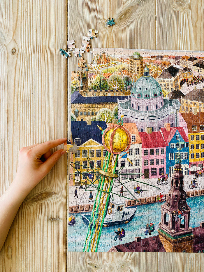 København puslespil Home of a King 1000 brikker fra Penny Puzzle