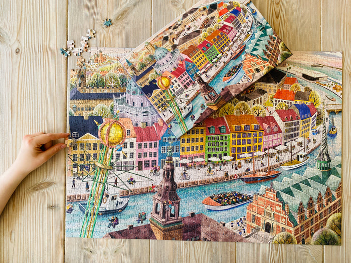 København puslespil Home of a King 1000 brikker fra Penny Puzzle