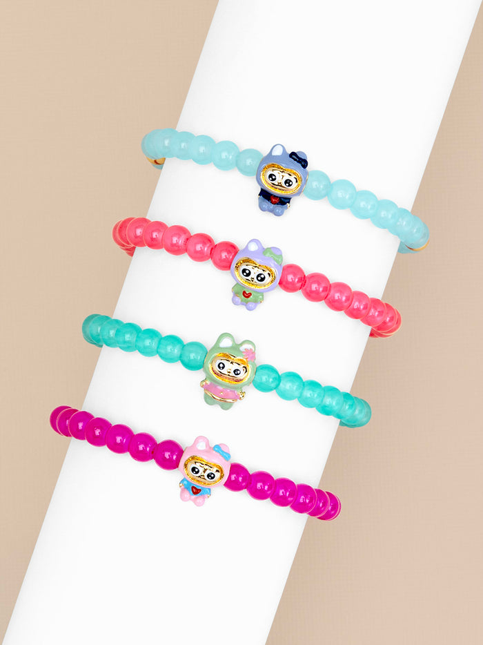 Lazizi Charm Glassbead Bracelet