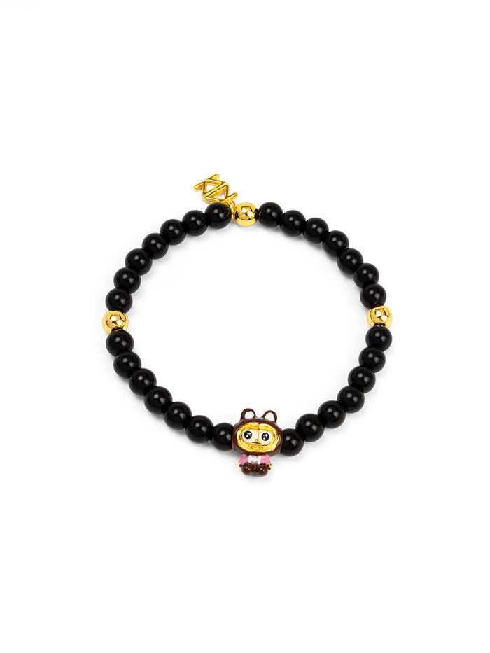 Lazizi Charm Glassbead Bracelet