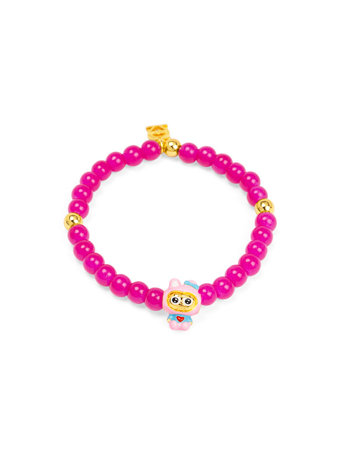 Lazizi Charm Glassbead Bracelet