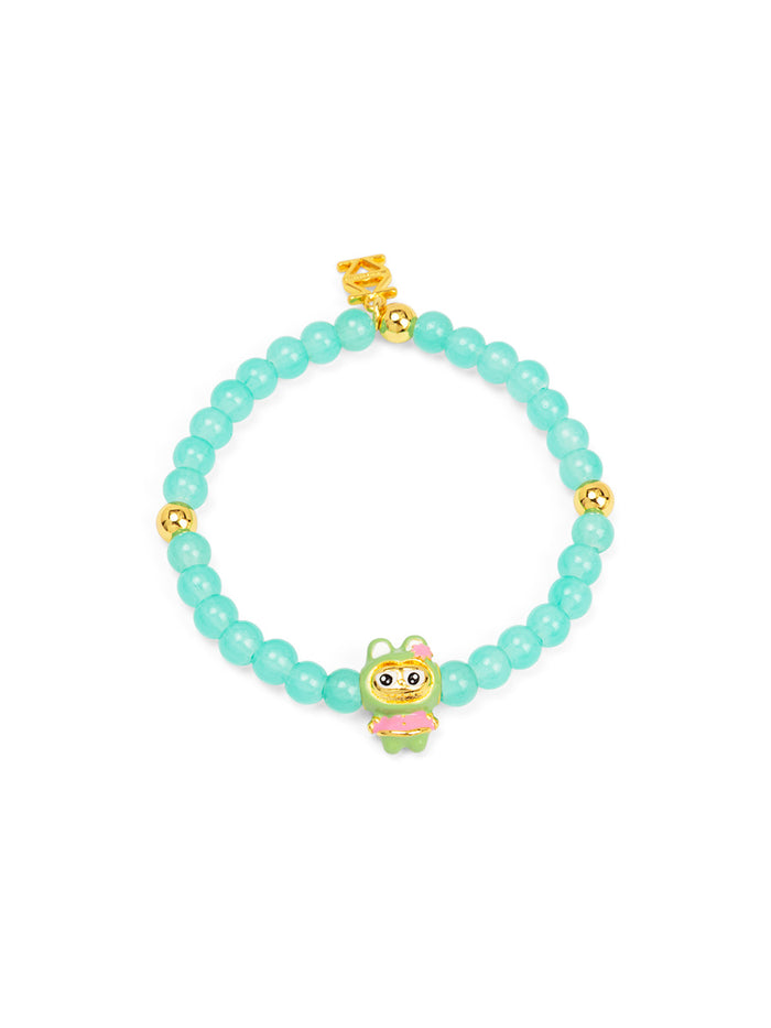 Lazizi Charm Glassbead Bracelet