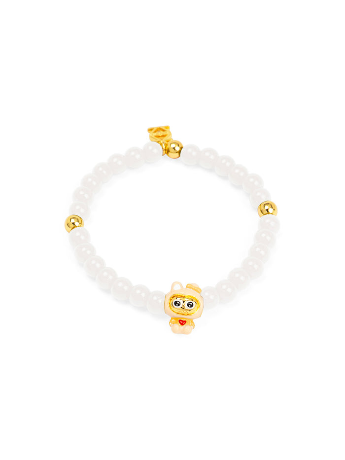 Lazizi Charm Glassbead Bracelet