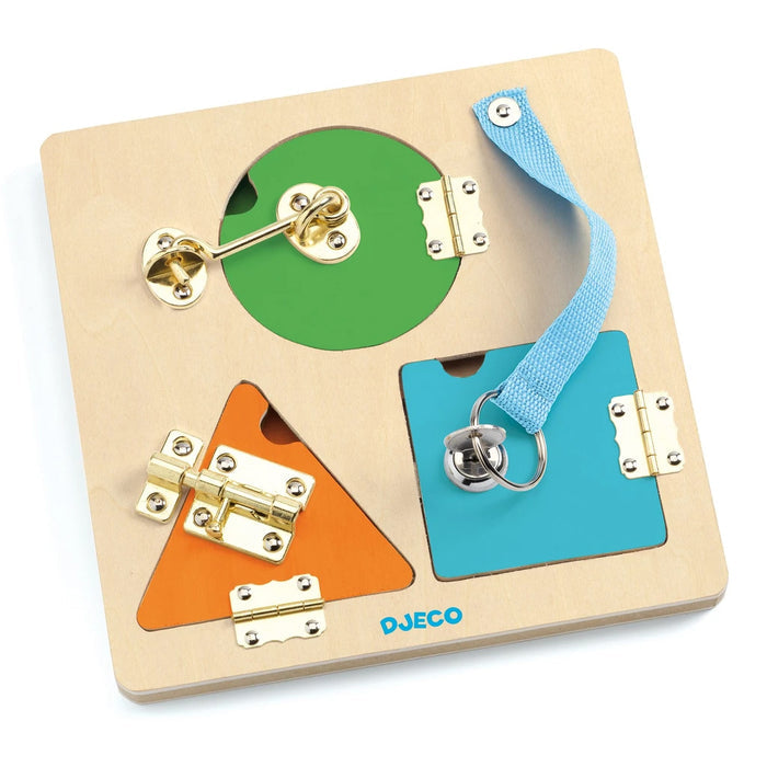 LockBasic Wooden Puzzle Djeco Puzzles