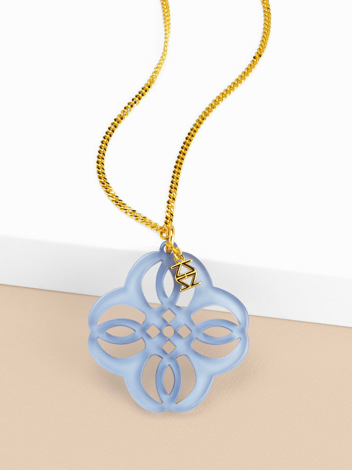 Mandala Pendant Long Necklace