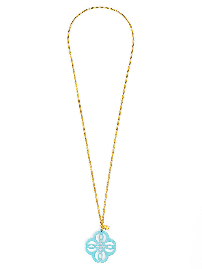 Mandala Pendant Long Necklace