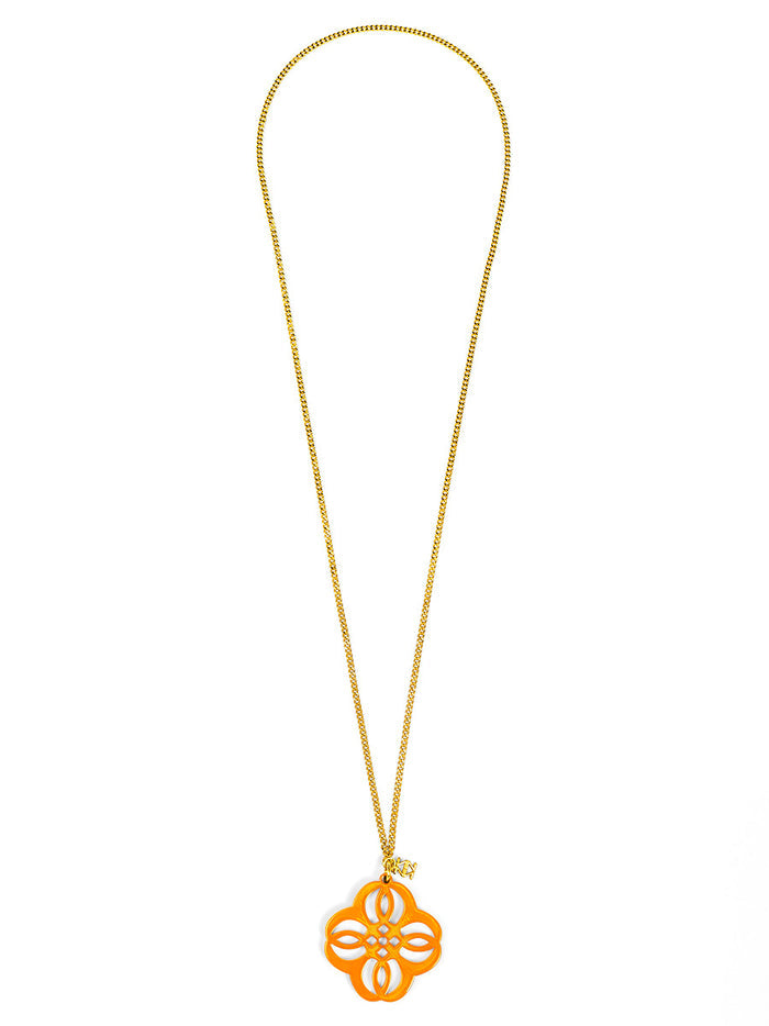 Mandala Pendant Long Necklace