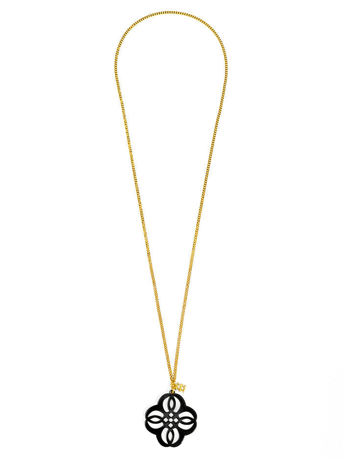 Mandala Pendant Long Necklace