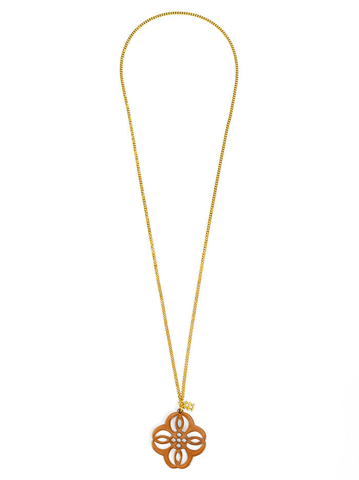 Mandala Pendant Long Necklace