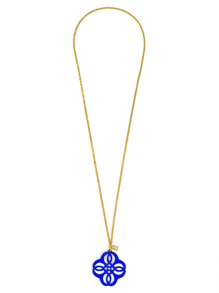 Mandala Pendant Long Necklace