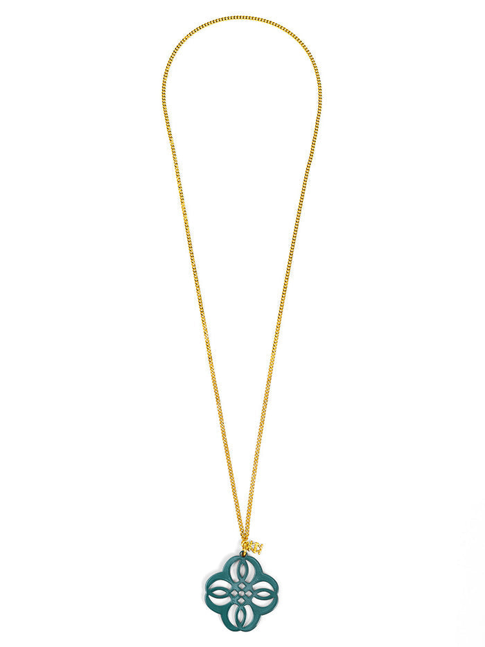 Mandala Pendant Long Necklace