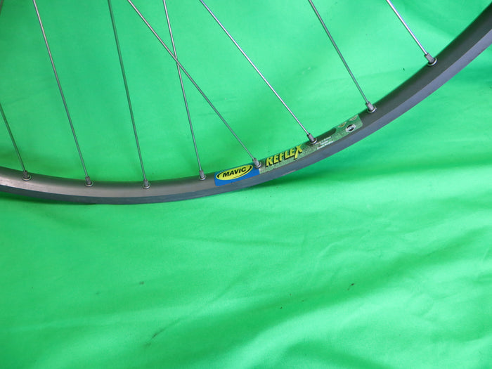 Mavic Reflex 700c Tubular 36H  rim, Suzue Pro Max NJS 100mm/9mm Front Hub Built by Makino (24120105)