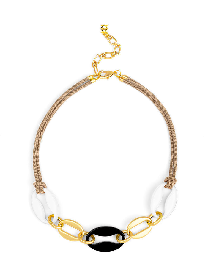 Mira Mixed Link Necklace